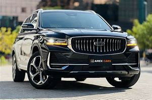 Xe hơi hơi xăng hoặc điện hiện đại Geely Manjaro SUV Mid Size Crossover